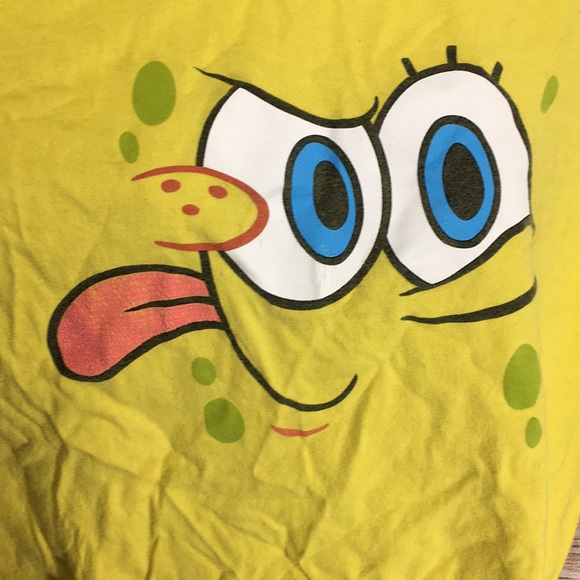 Nickelodeon Sponge Bob Long sleeve XL shirt yellow - Picture 2 of 8